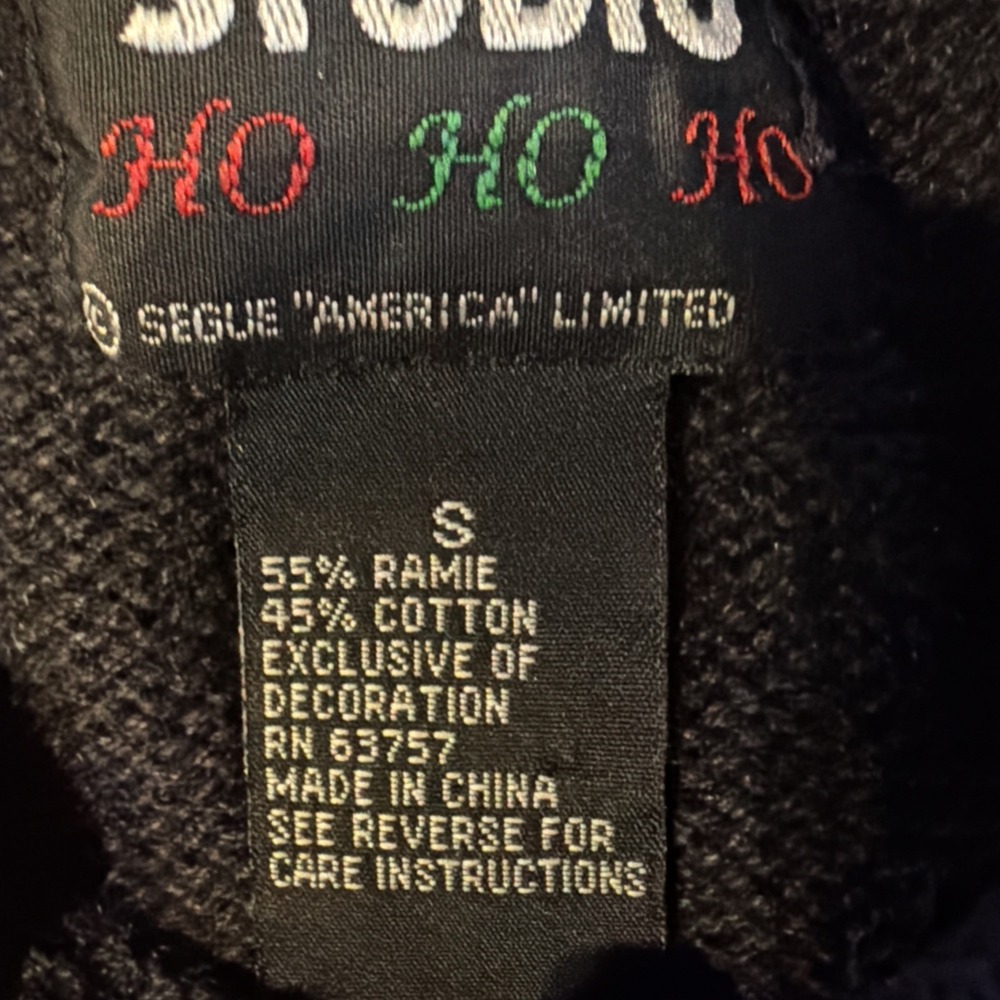 Vintage Designers Original Studio Christmas Cardigan Sweater Santa Snowman Small - Picture 7 of 8